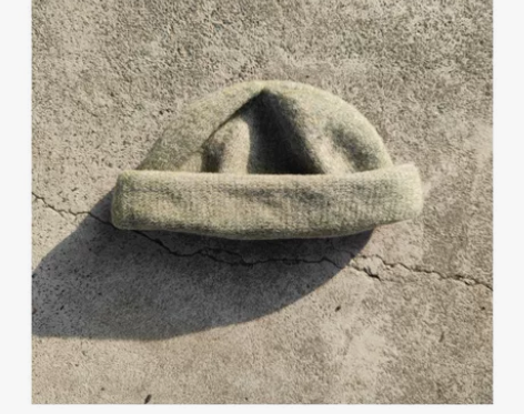 分享好物!秋冬款四色含羊毛保暖瓜皮帽 复古...