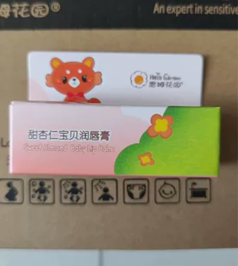 恩姆花园甜杏仁婴幼儿润唇膏 天然植物成分不...