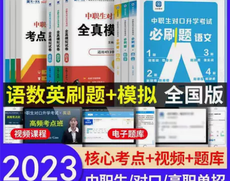 备考2023中职生对口升学考试必刷题高职语...