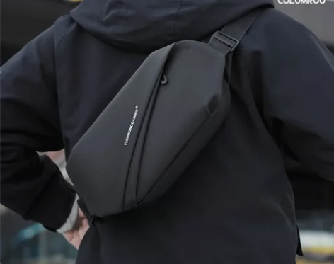 胸包斜挎包男小包潮ins百搭手机腰包小容量...