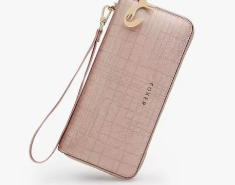 金狐狸时尚新款女士钱包女长款拉链钱夹韩版 ...