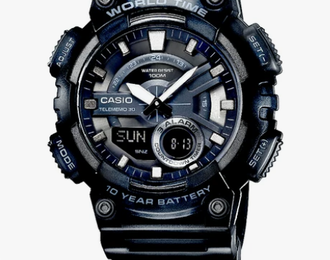 卡西欧手表男防水休闲学生运动手表电子表卡西...