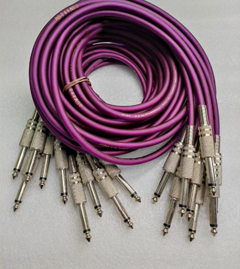 批发电子琴吉他降噪线音箱音响音频线6.5对...