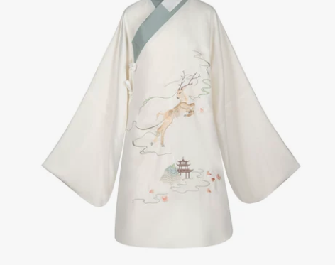 都城南庄汉服   白静芝上衣L码  穿一洗...