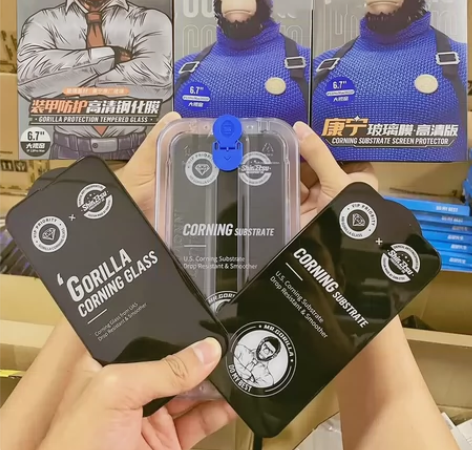 【一件也批发】 蓝猩适用于苹果13钢化膜a...