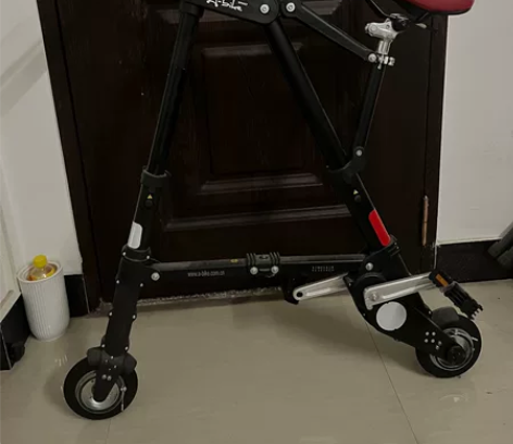 正版折悦abike迷你折叠自行车 代步a-...
