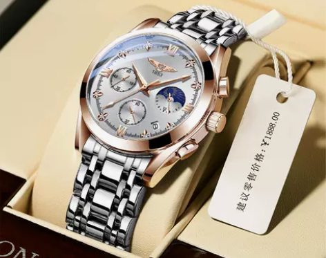 2021新款瑞士正品多功能手表男士全自动学...