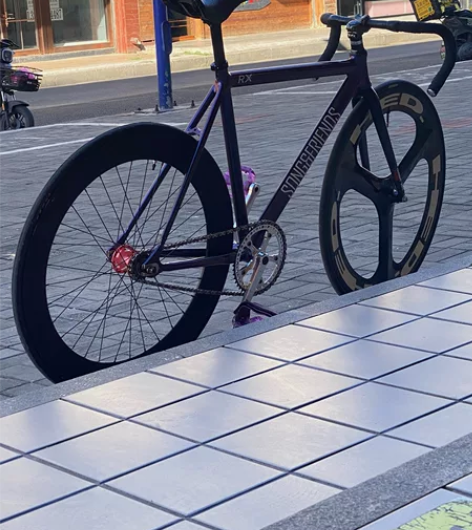 死飞 车架：歌声与朋友铝合金前叉：海啸半碳...