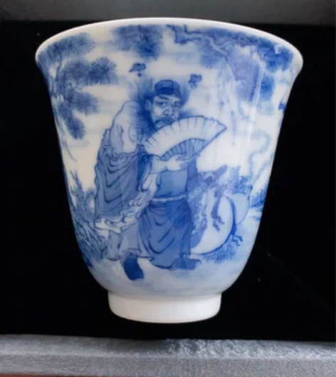 景德镇择善鹏辉青花单杯 神威杯 主人杯 仰...