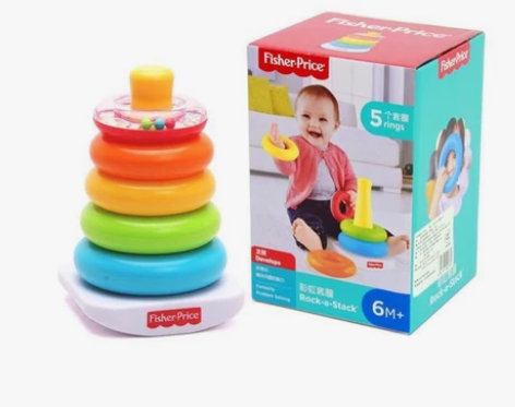 【包邮】费雪彩虹圈N8248婴儿早教益智玩...