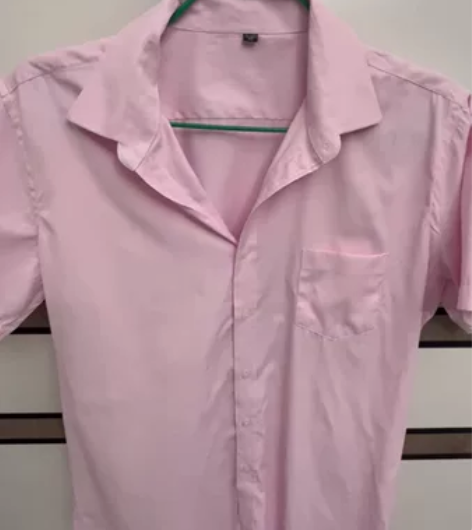 男士粉色衬衣 当伴郎穿过一次￥50