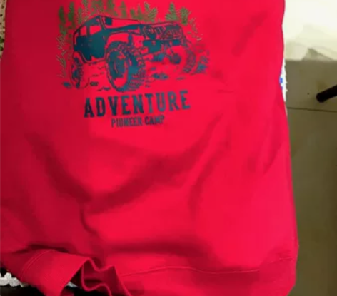 拓路者冬男加绒卫衣圆领长袖男青年印花套头衫...