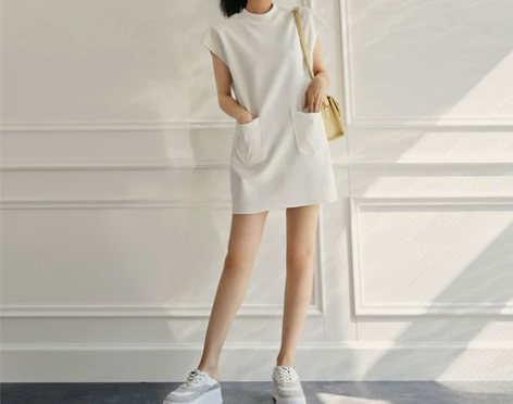 连衣裙美洋MEIYANHG 白兰地马甲裙 ...