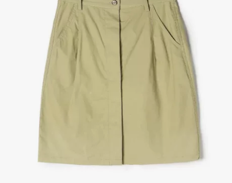 卡其色半身中裙 仅试穿