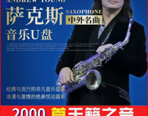 复古车载汽车载音乐U盘萨克斯纯音乐轻音乐古...