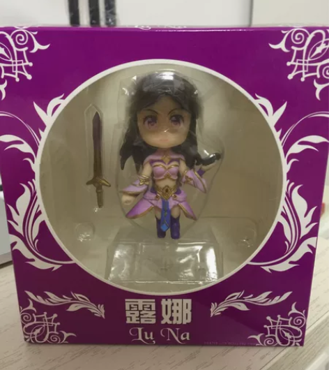 王者紫霞仙子露娜手办王者荣耀李白 如图 未...