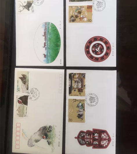 三国演义第一组、褐马鸡、麋鹿总公司首日封品...
