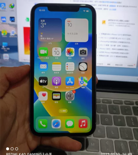 出苹果11卡贴机 64G紫色 成色一般般功...