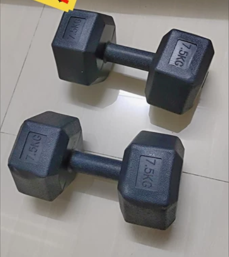 低价出一批全新未拆封六角哑铃 外面是环保塑...