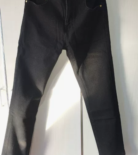 春秋季款纯黑色潮牌牛仔裤男弹力修身小直筒 ...