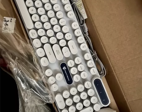 键盘鼠标套装发光机械手感电脑笔记本键鼠有线...