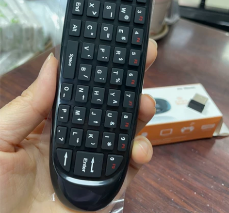 空中键鼠 迷你无线键盘鼠标套装 2.4G电...