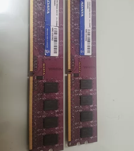 DDR2威刚内存2G*2条 一对儿的价格d...