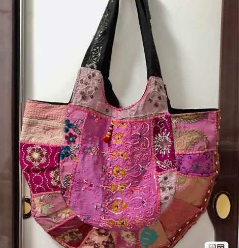 印度吉普赛手拿包单肩包 手工古钱币波西米亚...