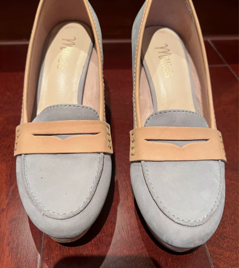 妙丽高跟单鞋防水台 白菜价