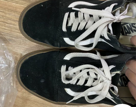 vans old school黑棕麂皮39...