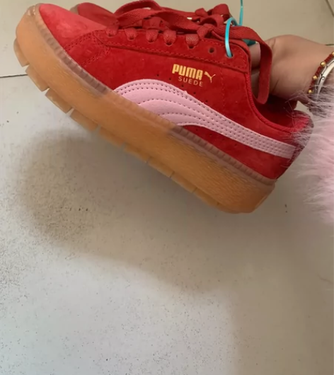 全新彪马 Platform Trace红色...