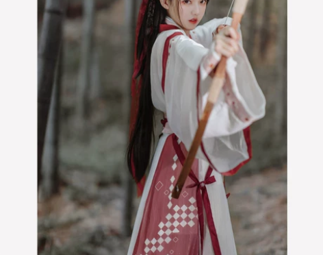 云藏月绣晴山侠女风帅气魏晋制武侠客汉服女款...