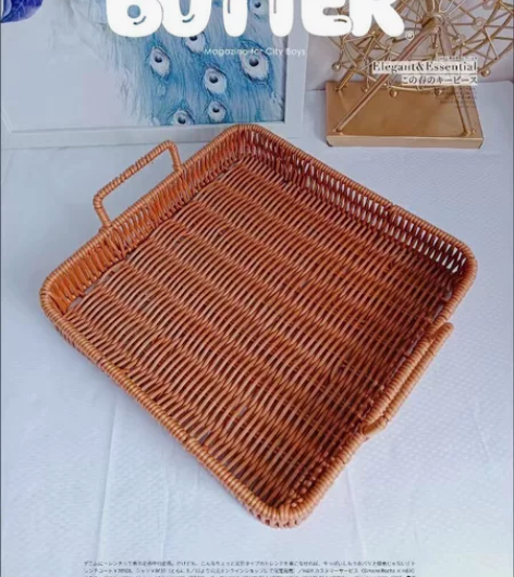 剩余10套（大中小一套）塑料耳提托盘 水果...