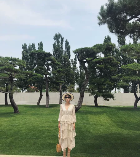 重工v领泡泡袖仙女波点蛋糕裙 连衣长裙 高...