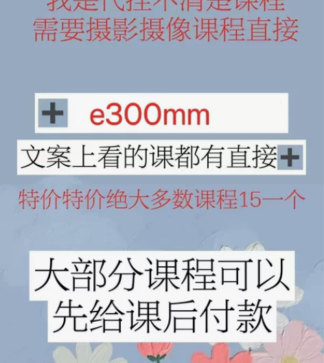 0127 摄影摄像课程  牛斗摄影  li...