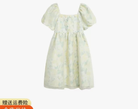 连衣裙子夏季女装碎花2022新款蓬蓬裙在逃...