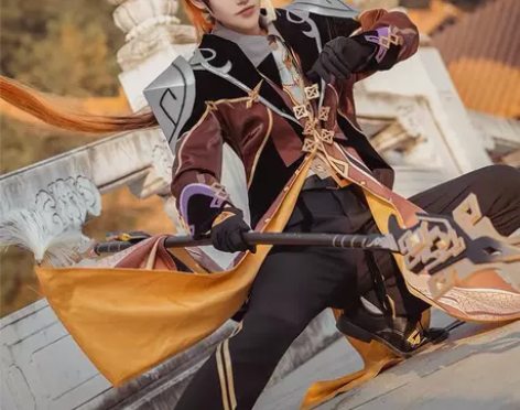 【现货】火花动漫原神cos服岩王爷摩拉克斯...