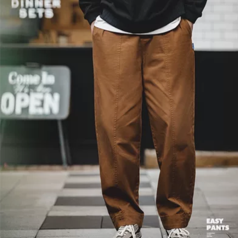 马登工装 简约中腰cityboy直筒纯色休...