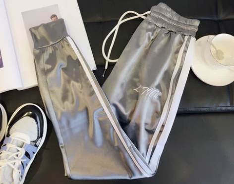 2018新款春九分哈伦裤女韩版宽松小脚运动...