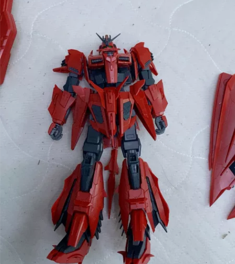 大班mg红蛇高达  初版素组成品 无胶无损...