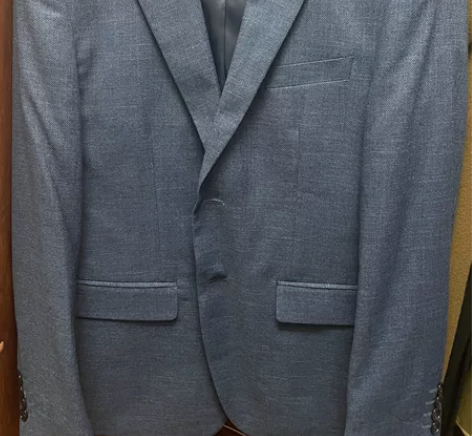 男士休闲商务西装 170码 老公单位发的，...