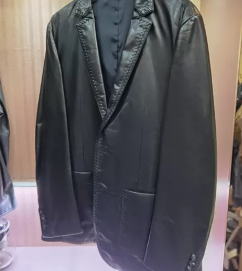 男士无标羊皮BV款西装54码，890包邮，...