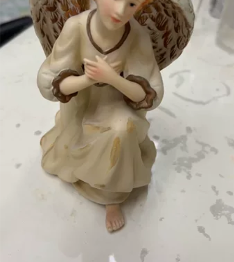 树脂小天使摆件，高15， 白菜价25元。全...