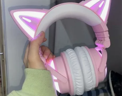 包邮捡漏实价全新带包装 妖舞猫耳耳机3G头...