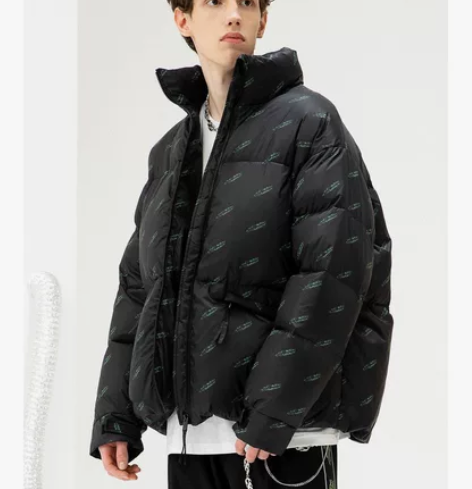 Lilbetter羽绒服男国潮短款保暖外套...