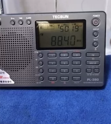 几乎全新德生PL-380收音机,全波段收音...