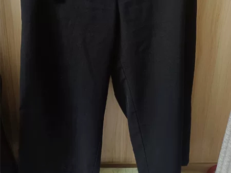 大码女士夏季清凉黑色阔腿裤 面料和质量很好...