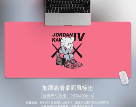 鼠标垫超大号游戏电竞办公电脑键盘垫加厚锁边...