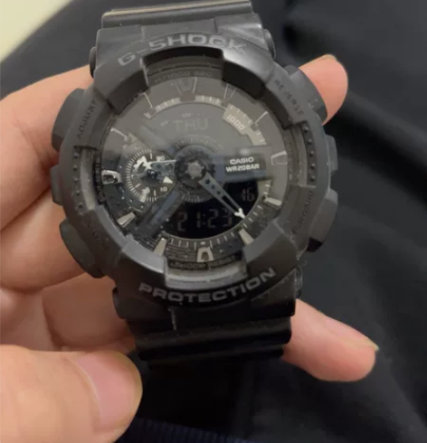 卡西欧 武士黑 成色可以保正品,看好拍,售...