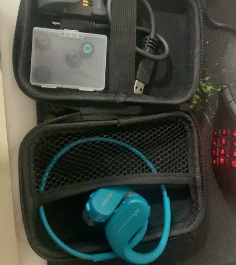 索尼耳机nw-ws414#滑雪必备 #运动...